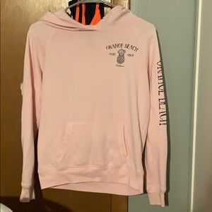 Pink Orange Beach Alabama hoodie